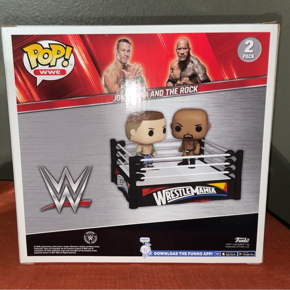 Funko Pop JOHN CENA & THE ROCK In The Ring - Picture 6 of 11